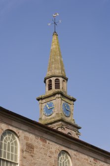 View of spire from SE