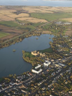 General oblique aerial view of the palace, taken from the SW.