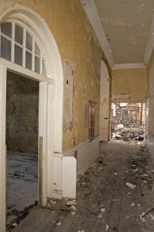 Interior. View of 1st floor corridor looking south