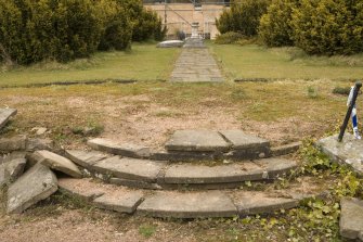 Detail of garden steps