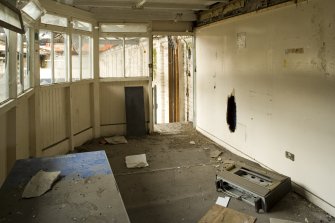 Interior, detail of second floor office.