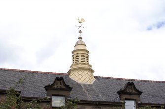 Detail of wooden lantern from SSW.