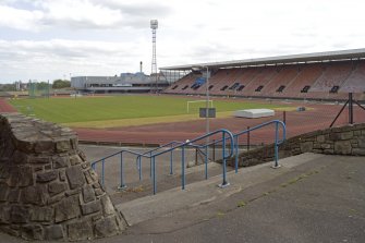 View of Meadowbank Stadium from the northwest stairway.