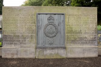 North side of memorial.