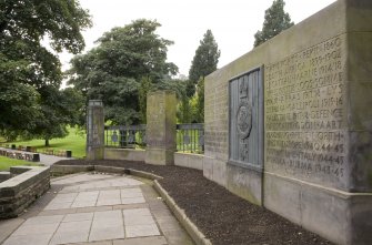 North side of memorial.