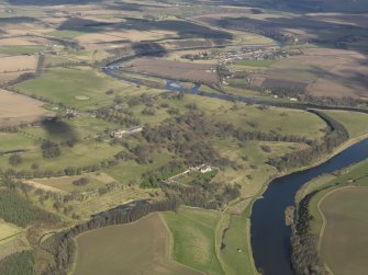 General oblique aerial view centred on the policies, taken from the SW.