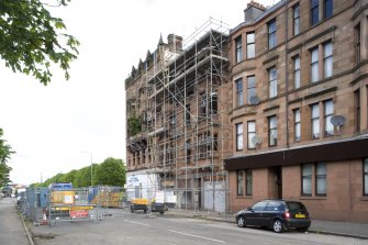 General view looking north-west along Govan Road, taken from south-east