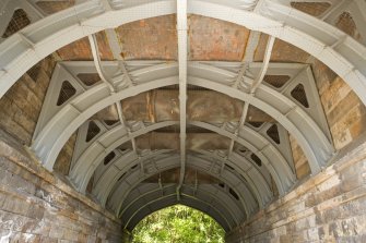 Interior. Pedestrian tunnel, detail of roof