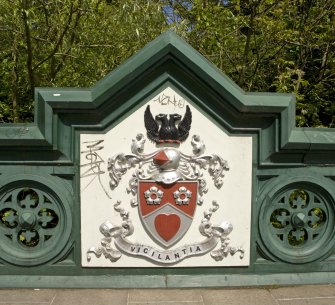 Detail of armorial plaque