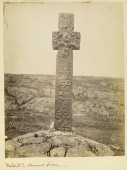 General view of Keills Cross.
Titled: 'Keills N: 2 Ancient cross'.
