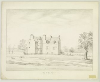 Edinburgh, 91 Peffermill House, Peffermill House.
Pencil sketch by Alexander Archer.
Titled: 'Peffermill House, Sketch on the spot by Alexander Archer, February 1840'.