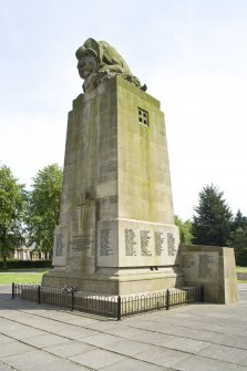Memorial. View from NW