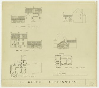 Elevations: Plans, 1st and 2nd Floors