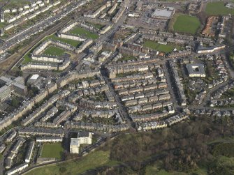 General oblique view centred on the Parsons Green area, taken from the SW.