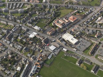 Oblique aerial view centred on Gilmerton village, taken from the SE.