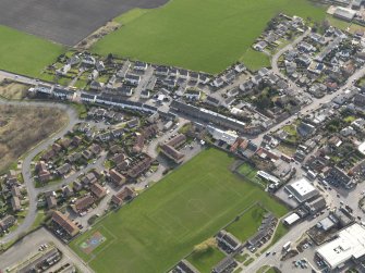 Oblique aerial view centred on Gilmerton village, taken from the N.
