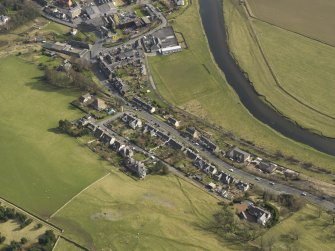 Oblique aerial view centred on the village (W end), taken from the NW.