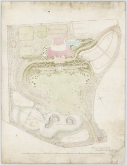 Formerly Dunblane Hydropathic Institution.
Layout plan of grounds, showing gardens and leisure facilities.