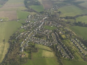 General oblique aerial view centred on the village, taken from the W.