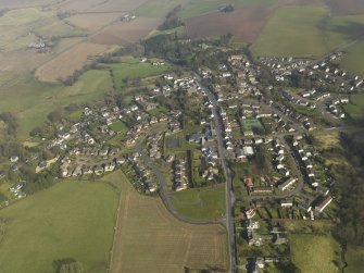 General oblique aerial view centred on the village, taken from the WSW.