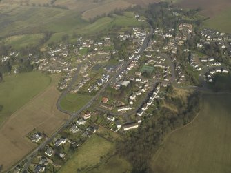 General oblique aerial view centred on the village, taken from the SW.