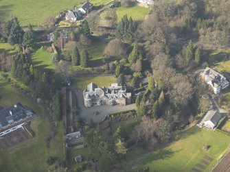 Oblique aerial view centred on Dun-Eaglais, taken from the ESE.