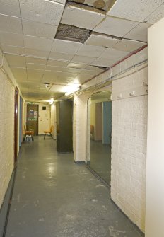 View of backstage corridor in Arts Guild Theatre, Campbell Street, Greenock.