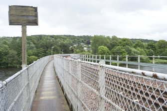 Bridge deck. View from W