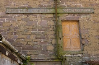 Detail of door and signage