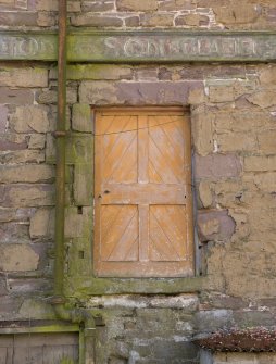Detail of  upper external door