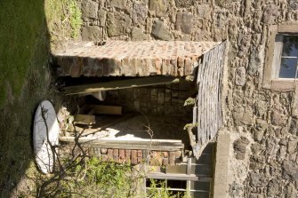 View of outside lavatory