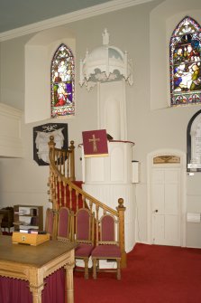 Interior. View of pulpit