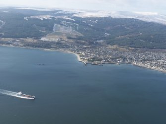 General oblique aerial view of Dunoon, taken from the E.