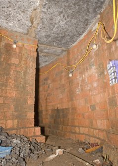 View of maintenance chamber and supporting walls underneath the Stewart Memorial Fountain, Kelvingrove Park, Glasgow