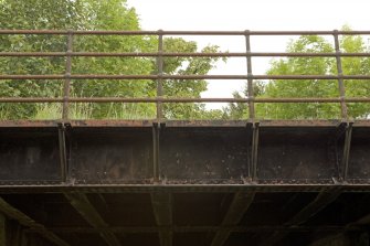 Detail of metal handrail (S side).