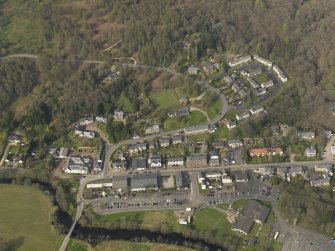 General oblique aerial view of the village, taken from the S.