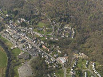 General oblique aerial view of the village, taken from the SE.