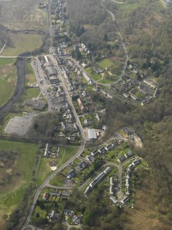 General oblique aerial view of the village, taken from the ESE.