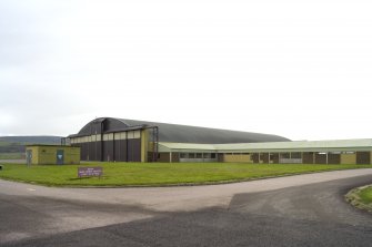 General view of Gaydon aircraft hangar from NE,