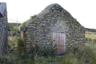 View of north-east byre at The Corr, from south-east.