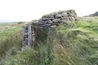 View of north-east outbuildings at The Corr.