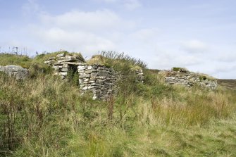 View of east outbuilding at The Corr, from south-east.