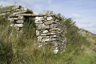 View of east outbuilding at The Corr, from south-east.