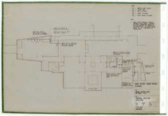 National Museum of the Libyan Arab Jamahiriya, Tripoli, Libya.
Mezzanine plan.  Provisional ventilation installation.