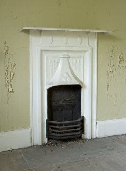 Interior. Detail of servants wing fireplace