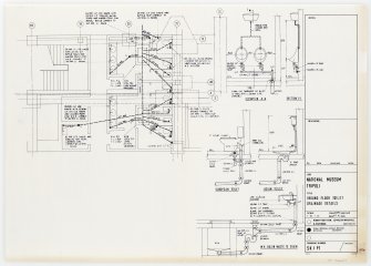 National Museum of the Libyan Arab Jamahiriya, Tripoli, Libya.
Ground floor toilet. Drainage details.
