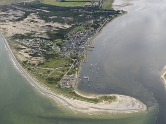 General oblique aerial view centred on the village, taken from the NW.