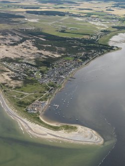 General oblique aerial view centred on the village, taken from the NW.