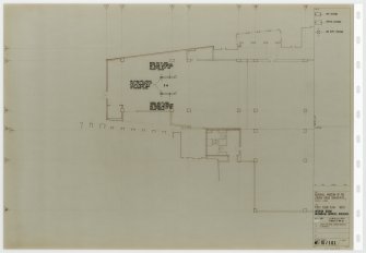National Museum of the Libyan Arab Jamahiriya, Tripoli, Libya.
First floor plan west. Interior design. Mechanical services interface.
