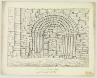 West door
Insc. "drawn from Nature by A.Archer. 14th Oct. 1834"
